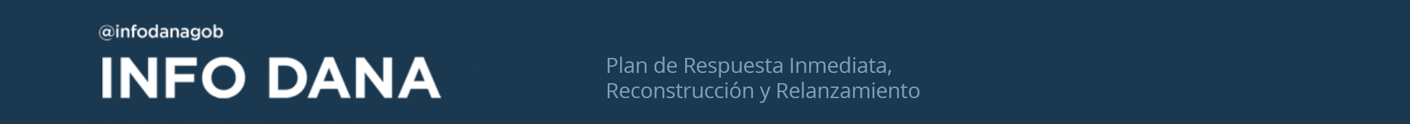 Banner información de la DANA